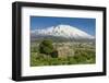 The 3350M Snow-Capped Volcano Mount Etna, Looms over the Maletto Town on its Western Flank, Maletto-Rob Francis-Framed Photographic Print