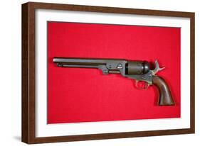 The .36 Calibre Colt Revolver Model Once Owned by Outlaw Jesse James-null-Framed Giclee Print