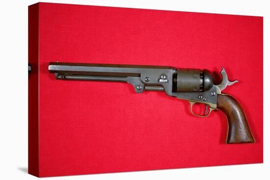 The .36 Calibre Colt Revolver Model Once Owned by Outlaw Jesse James-null-Stretched Canvas