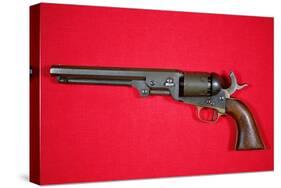 The .36 Calibre Colt Revolver Model Once Owned by Outlaw Jesse James-null-Stretched Canvas
