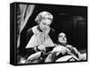 THE 39 STEPS, 1935 directed by ALFRED HITCHCOCK Madeleine Carroll / Robert Donat (b/w photo)-null-Framed Stretched Canvas
