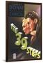 The 39 Steps, from Left: Madeleine Carroll, Robert Donat, 1935-null-Framed Art Print