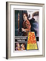 The 39 Steps, Kenneth More (Top), Bottom from Left: Taina Elg, Kenneth More, 1959-null-Framed Art Print