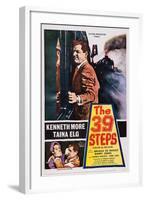 The 39 Steps, Kenneth More (Top), Bottom from Left: Taina Elg, Kenneth More, 1959-null-Framed Art Print