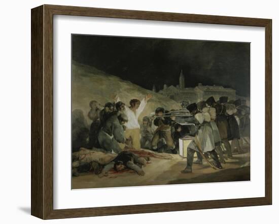 The 3rd of May 1808 in Madrid-Francisco de Goya-Framed Giclee Print