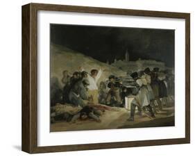 The 3rd of May 1808 in Madrid-Francisco de Goya-Framed Giclee Print