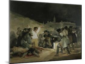 The 3rd of May 1808 in Madrid-Francisco de Goya-Mounted Giclee Print