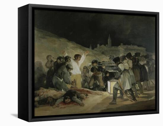 The 3rd of May 1808 in Madrid-Francisco de Goya-Framed Stretched Canvas