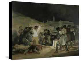 The 3rd of May 1808 in Madrid-Francisco de Goya-Stretched Canvas