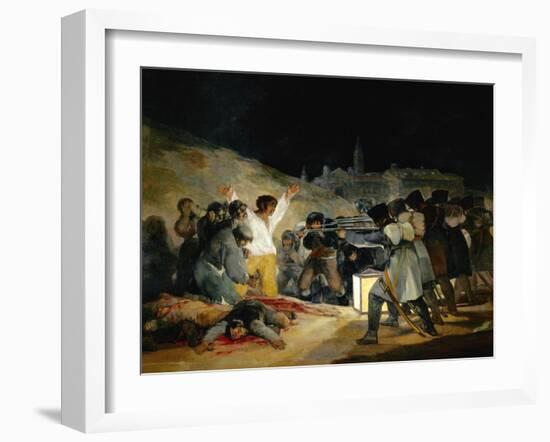 The 3rd of May In Madrid, 1814, Spanish School-Francisco de Goya-Framed Giclee Print