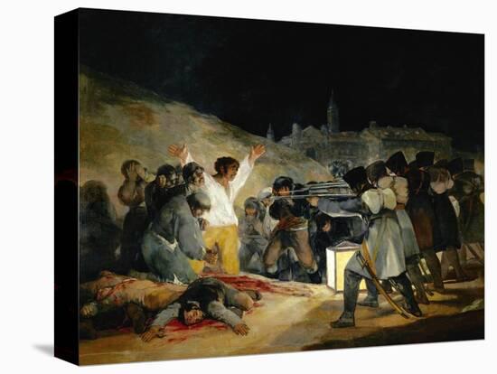 The 3rd of May In Madrid, 1814, Spanish School-Francisco de Goya-Stretched Canvas