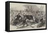 The 3rd Regiment (Buffs) Marching Through the City of London-null-Framed Stretched Canvas