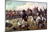 The 3rd Regiment of Foot Guards Repulsing the Final Charge of the Old Guard at the Battle of…-Richard Simkin-Mounted Giclee Print