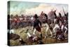 The 3rd Regiment of Foot Guards Repulsing the Final Charge of the Old Guard at the Battle of…-Richard Simkin-Stretched Canvas