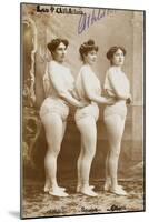The 4 Athletes. Athlete, Louise, Anna, Weight Lifters-null-Mounted Giclee Print