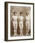 The 4 Athletes. Athlete, Louise, Anna, Weight Lifters-null-Framed Giclee Print