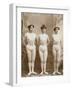 The 4 Athletes. Athlete, Louise, Anna, Weight Lifters-null-Framed Giclee Print