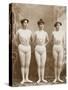 The 4 Athletes. Athlete, Louise, Anna, Weight Lifters-null-Stretched Canvas