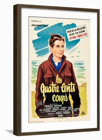 The 400 Blows (aka Les Quarte Cents Coups)-null-Framed Art Print
