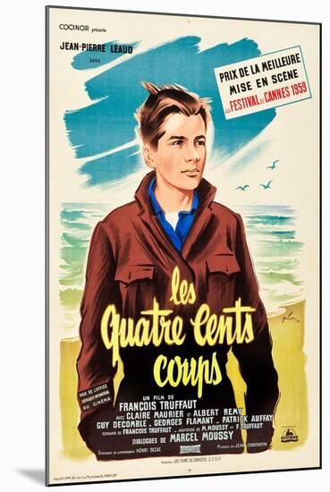 The 400 Blows (aka Les Quarte Cents Coups)-null-Mounted Art Print
