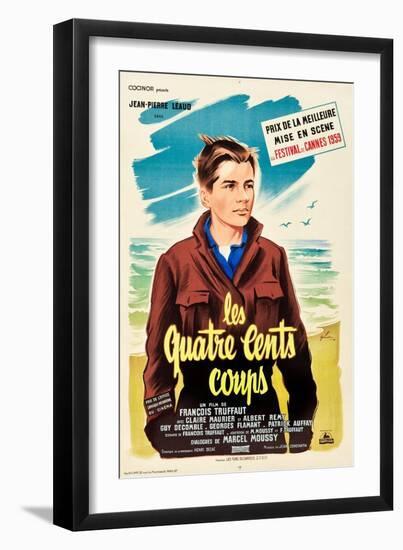 The 400 Blows (aka Les Quarte Cents Coups)-null-Framed Art Print