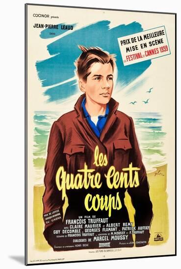 The 400 Blows (aka Les Quarte Cents Coups)-null-Mounted Art Print