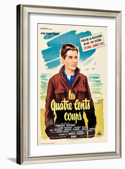 The 400 Blows (aka Les Quarte Cents Coups)-null-Framed Art Print