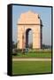 The 42 Metre High India Gate at the Eastern End of the Rajpath, New Delhi, India, Asia-Gavin Hellier-Framed Stretched Canvas