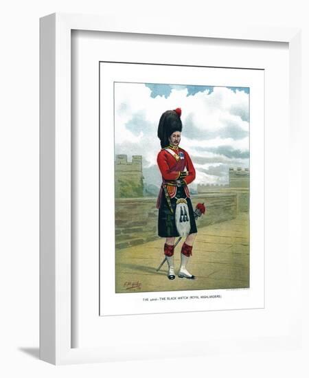 The 42nd, the Black Watch (Royal Highlander), C1890-Geoffrey Douglas Giles-Framed Giclee Print