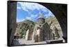 The 4th century Geghard Monastery, UNESCO World Heritage Site, Kotayk Province, Yerevan, Armenia, C-G&M Therin-Weise-Framed Stretched Canvas