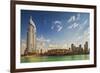 The 5 Star Address Downtown Dubai Hotel Designed by Architects Atkins and Souk Al Bahar-Cahir Davitt-Framed Photographic Print