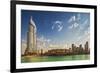 The 5 Star Address Downtown Dubai Hotel Designed by Architects Atkins and Souk Al Bahar-Cahir Davitt-Framed Photographic Print