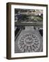 The 50M Diameter Wind Rose Charts Portuguese Discoveries Close to the Hieronymites Monastery, Belem-Stuart Forster-Framed Photographic Print