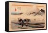 The 53 Stations of the Tokaido, Station 13: Hara-juku, Shizuoka Prefecture-Ando Hiroshige-Framed Stretched Canvas