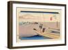 The 53 Stations of the Tokaido, Station 28: Mitsuke-juku, Shizuoka Prefecture-Ando Hiroshige-Framed Giclee Print