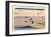 The 53 Stations of the Tokaido, Station 28: Mitsuke-juku, Shizuoka Prefecture-Ando Hiroshige-Framed Giclee Print