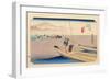 The 53 Stations of the Tokaido, Station 28: Mitsuke-juku, Shizuoka Prefecture-Ando Hiroshige-Framed Giclee Print