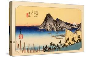 The 53 Stations of the Tokaido, Station 30: Maisaka-juku, Shizuoka Prefecture-Ando Hiroshige-Stretched Canvas