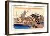 The 53 Stations of the Tokaido, Station 4: Hodogaya-juku, Kanagawa Prefecture-Ando Hiroshige-Framed Giclee Print