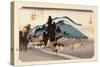 The 53 Stations of the Tokaido, Station 44: Ishiyakushi-juku, Mie Prefecture-Ando Hiroshige-Stretched Canvas
