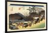 The 53 Stations of the Tokaido, Station 53: Otsu-juku, Shiga Prefecture-Ando Hiroshige-Framed Giclee Print