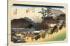 The 53 Stations of the Tokaido, Station 53: Otsu-juku, Shiga Prefecture-Ando Hiroshige-Stretched Canvas