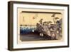 The 53 Stations of the Tokaido, Station 8: Oiso-juku, Kanagawa Prefecture-Ando Hiroshige-Framed Giclee Print