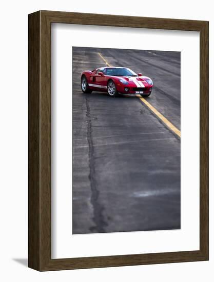 The 550 Horsepower Ford Gt Supercar at an Airstrip on San Juan Island in Washington State-Ben Herndon-Framed Photographic Print