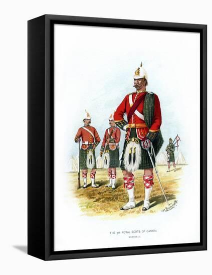 The 5th Royal Scots of Canada, Montreal, C1890-H Bunnett-Framed Stretched Canvas