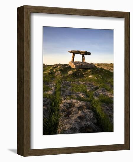 The 6,000 Year Old Poulnabrone Dolmen, the Burren, County Clare, Ireland-null-Framed Photographic Print