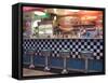 The 66 Diner Along Historic Route 66, Albuquerque, New Mexico-Michael DeFreitas-Framed Stretched Canvas