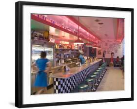 The 66 Diner Along Historic Route 66, Albuquerque, New Mexico-Michael DeFreitas-Framed Photographic Print