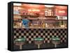 The 66 Diner Along Historic Route 66, Albuquerque, New Mexico-Michael DeFreitas-Framed Stretched Canvas