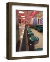 The 66 Diner Along Historic Route 66, Albuquerque, New Mexico-Michael DeFreitas-Framed Photographic Print